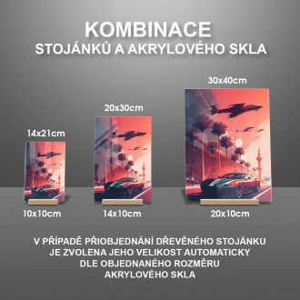 Akrylové sklo Moderné auto