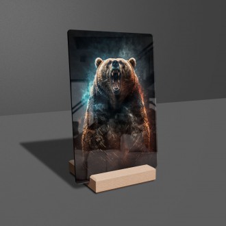 Akrylové sklo Duch medveďa grizzly