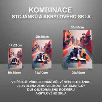 Akrylové sklo Formula 1