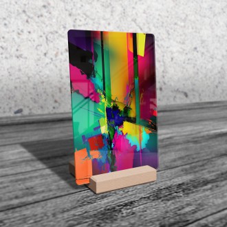 Akrylové sklo Moderné umenie - farebné obrazce