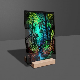 Akrylové sklo Čarovný prales