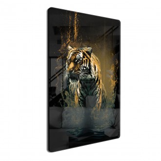 Akrylové sklo Tiger na love