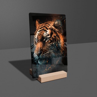 Akrylové sklo Hlava tigra