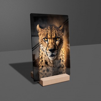 Akrylové sklo Gepard na love