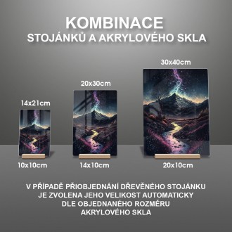 Akrylové sklo Magická hora