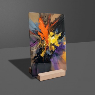 Akrylové sklo Moderné umenie - zmes farieb