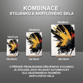 Akrylové sklo Farebné cákance