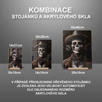 Akrylové sklo Pán Smrť 1