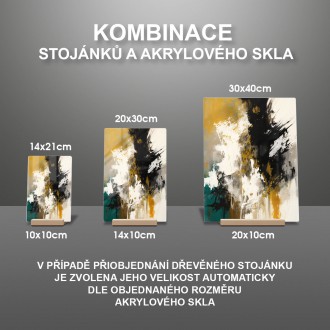 Akrylové sklo Moderné umenie - farebný mramor 1