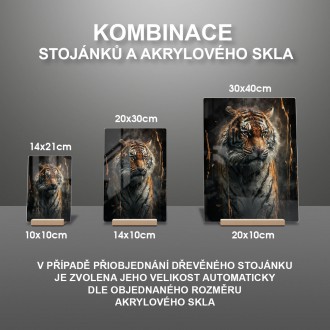 Akrylové sklo Tiger