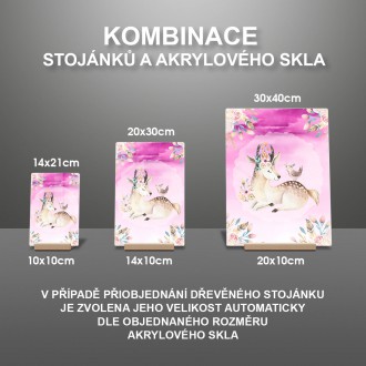 Srniec s kvetinami