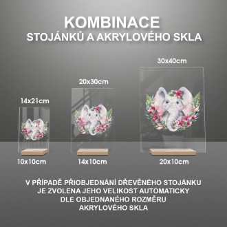Sloník v kvetoch