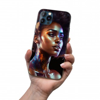 Kryt na mobil Atraktívna afroameričanka 3