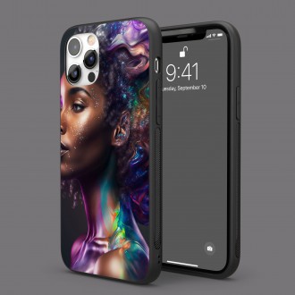 Kryt na mobil Atraktívna afroameričanka
