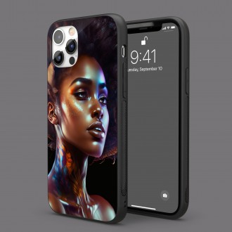 Kryt na mobil Atraktívna afroameričanka 3