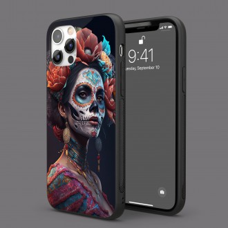 Kryt na mobil Día de Muertos žena 3