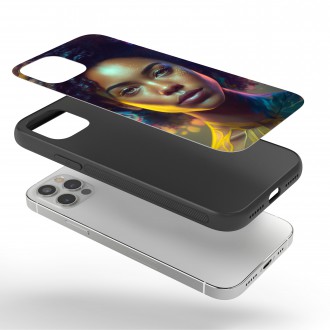 Kryt na mobil Atraktívna afroameričanka 4