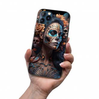 Kryt na mobil Día de Muertos žena 4