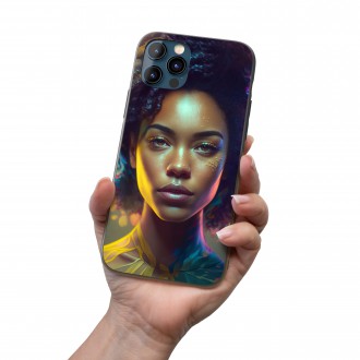 Kryt na mobil Atraktívna afroameričanka 4