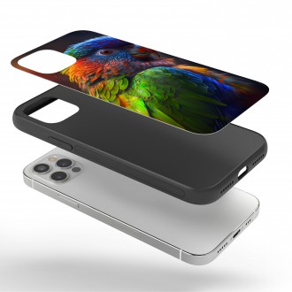 Kryt na mobil Farebný papagáj 2