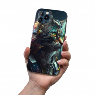 Kryt na mobil Mačka kyborg 3