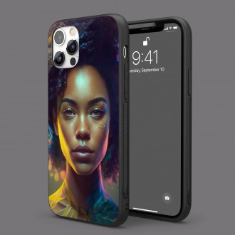 Kryt na mobil Atraktívna afroameričanka 4