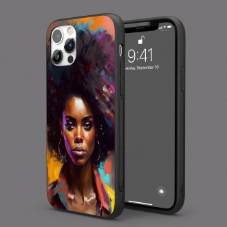 Kryt na mobil Moderné umenie - Afro americká žena 2