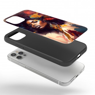 Kryt na mobil Moderné umenie - Afro americká žena