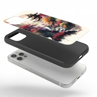 Kryt na mobil Japonský chrám so sakurami