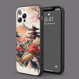 Kryt na mobil Japonský chrám pred Fudži