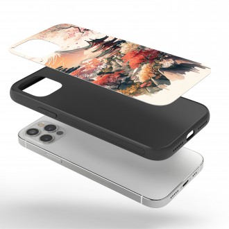 Kryt na mobil Japonský chrám pred Fudži