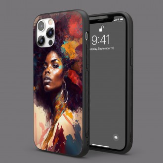 Kryt na mobil Moderné umenie - Afro americká žena