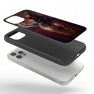 Kryt na mobil Tiger v obleku