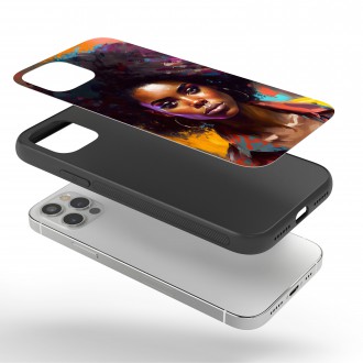 Kryt na mobil Moderné umenie - Afro americká žena 2
