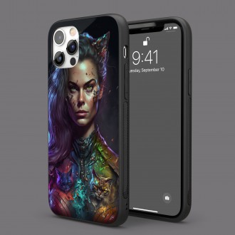 Kryt na mobil Mačacia žena