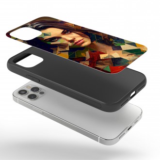 Kryt na mobil Tvár ženy v mozaike