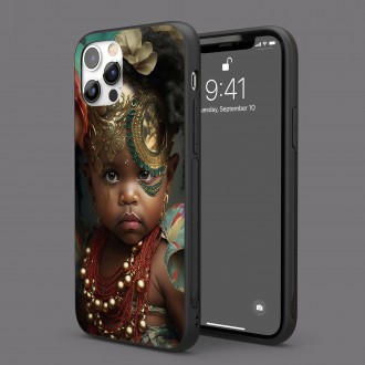 Kryt na mobil Dieťa so zlatými ozdobami