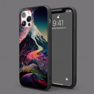 Kryt na mobil Abstraktná horská krajina
