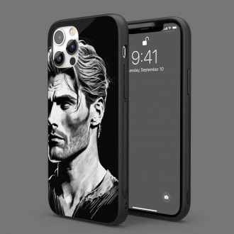 Kryt na mobil Maľba ceruzkou - muž 1