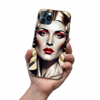 Kryt na mobil Retro plagát - žena 1