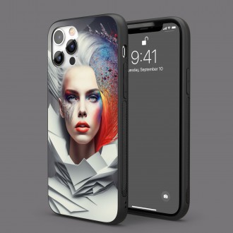 Kryt na mobil Abstraktná modelka 3