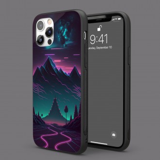 Kryt na mobil Neónová scenéria
