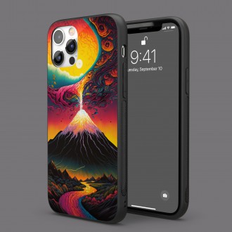 Kryt na mobil Abstraktný výbuch sopky