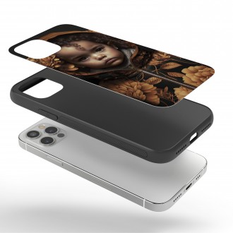 Kryt na mobil Dieťa v kvetinovej mikine