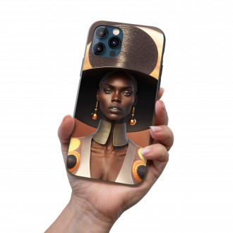 Kryt na mobil Modelka v klobúku 3