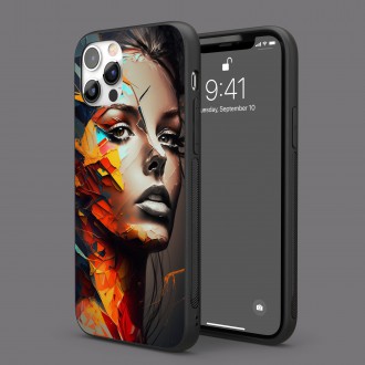 Kryt na mobil Posterizovaná tvár ženy