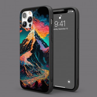 Kryt na mobil Abstraktná horská scenéria