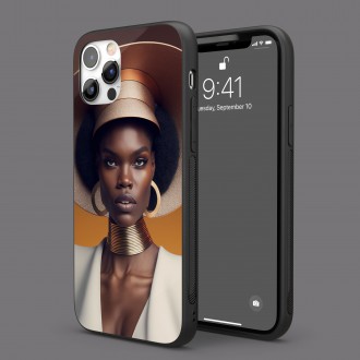 Kryt na mobil Modelka v klobúku