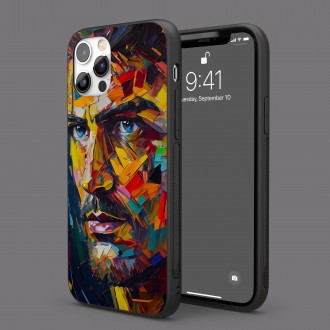 Kryt na mobil Moderné umenie - farebná tvár muža