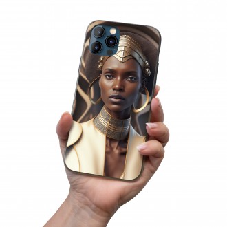 Kryt na mobil Africká žena v tradičnej róbe 1